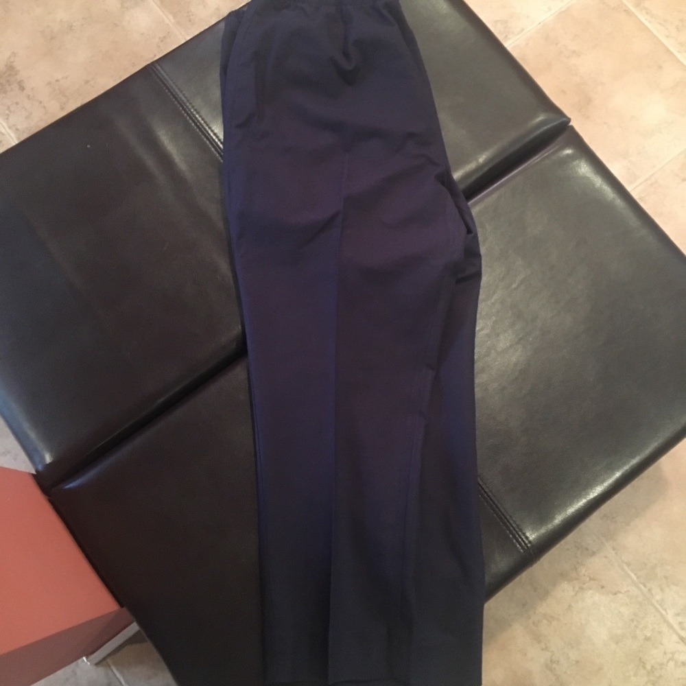 Nic+Zoe navy ankle slacks